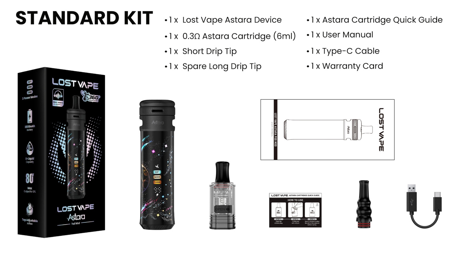 Кликните для увеличения изображения Lost Vape Astara, изображение 2