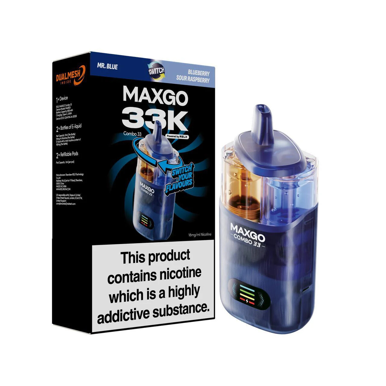 Maxgo Combo 33000 затяжек, изображение 2
