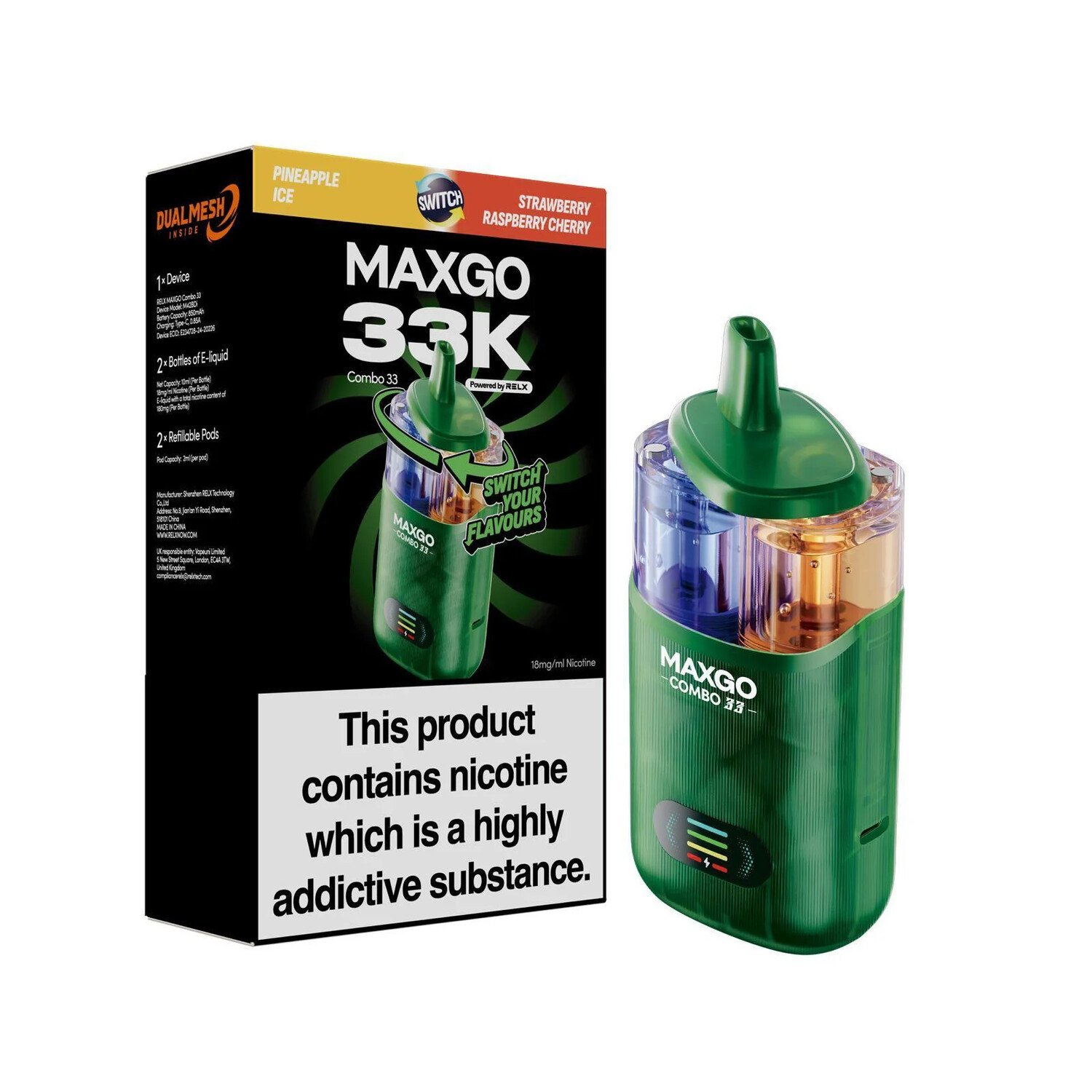 Maxgo Combo 33000 затяжек, изображение 3