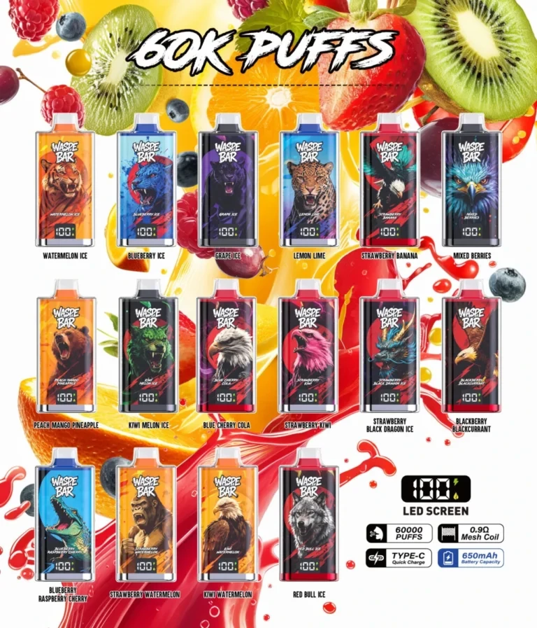 Кликните для увеличения изображения Waspe Bar 60000 затяжек, изображение 2